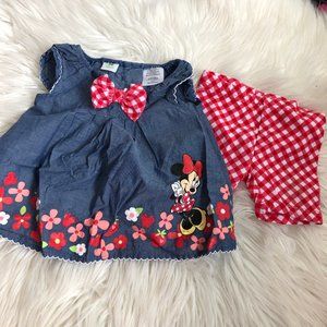 disney baby minnie outfit size 6/9 months✨